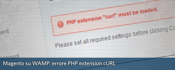 php extension curl must be loaded